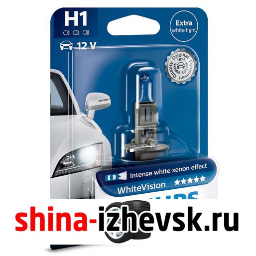 Лампа галогеновая PHILIPS — H1-55 Вт-3700К, 1 шт. в Ижевске